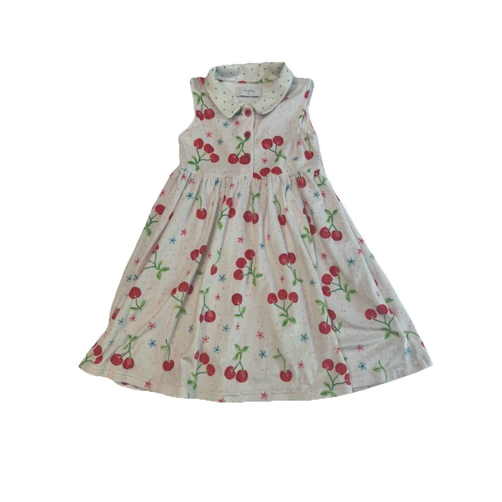 SweetHoney Girls 5 Floral Dress Lace Ruffle Hem Cottagecore Boho EUC